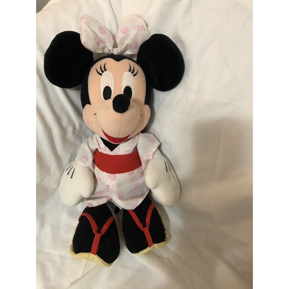 Minnie Mouse Sega Around the World JAPAN Walt Disney World Plush W Tag 16" Vtg